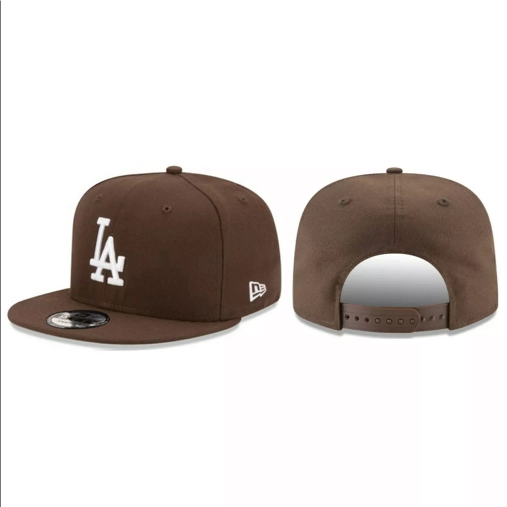 MLB - Los Angeles Dodgers 9FIFTY Adjustable Snap-Back New Era Cap - Brown